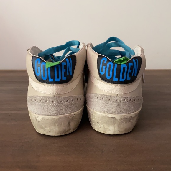 Golden Goose Mid Stars EU 39 with GREY laces - Picture 2 of 6